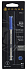 Стержень Cross для ручки-роллера Click, тонкий, синий; блистер - Фото 1