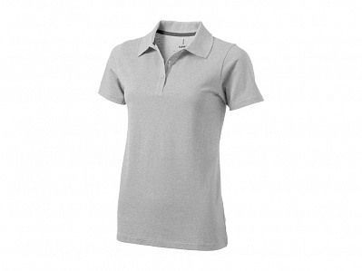 Рубашка поло Seller женская (Серый меланж)