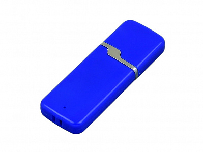 USB 2.0- флешка на 16 Гб с оригинальным колпачком (Синий)