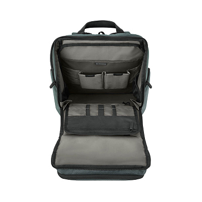 Рюкзак VICTORINOX Altmont Professional Fliptop Laptop Backpack 15'', зеленый, полиэфирная ткань, 33x26x49 см, 26 л