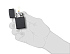 Зажигалка ZIPPO Slim® с покрытием Black Matte, латунь/сталь, чёрная, матовая, 29x10x60 мм - Фото 2