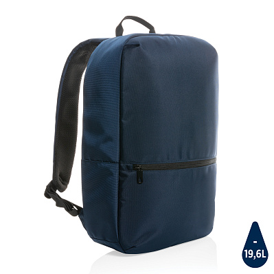 Рюкзак для ноутбука Minimalist Impact из rPET AWARE™ 1200D, 15,6" (Темно-синий; серый)