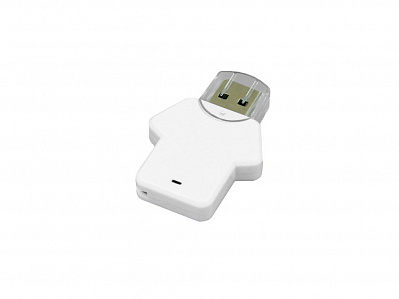 USB 2.0- флешка на 64 Гб в виде футболки (Белый)