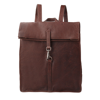 Рюкзак-сумка KLONDIKE DIGGER «Mara», натуральная кожа цвета коньяк, 32,5 x 36,5 x 11 см (Коричневый)