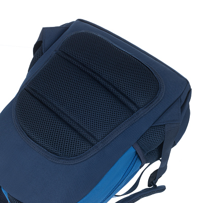 Рюкзак TORBER CLASS X Mini, синий с орнаментом, полиэстер 900D + Мешок для обуви в подарок!