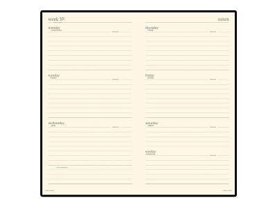 Еженедельник недатированный А6 Megapolis Velvet