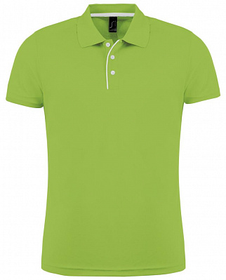 Рубашка поло мужская Performer Men 180 зеленое яблоко (Зеленое яблоко)