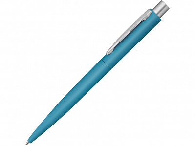 Ручка шариковая металлическая Lumos Gum soft-touch (Голубой)
