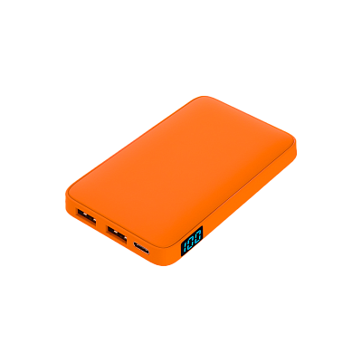 Внешний аккумулятор с подсветкой Анкор (Ancor) 5000 mAh  (Оранжевый)