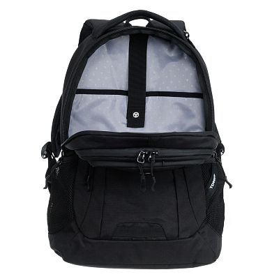 Рюкзак TORBER ROCKIT с отделением для ноутбука 15", чёрный, полиэстер, 34 х 16,5 х 47 см, 24 л