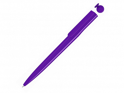 Ручка шариковая из переработанного пластика Recycled Pet Pen switch (Фиолетовый)