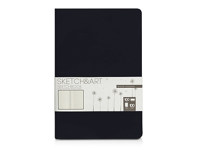 Скетчбук Sketch & Art 100 г/м2, soft-touch (Чёрный) Скетчбук Sketch & Art 100 г/м2, soft-touch (Чёрный)
