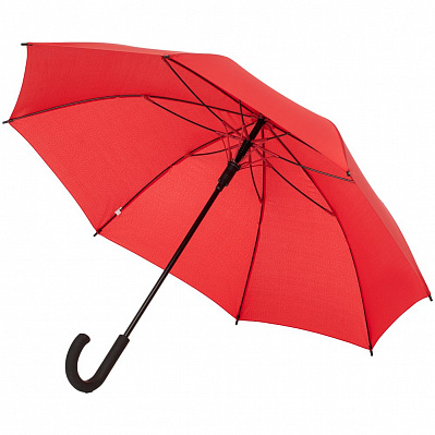 Зонт-трость с цветными спицами Bespoke  (Красный)