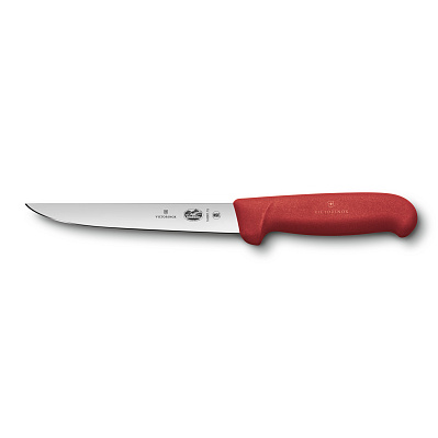 Нож обвалочный VICTORINOX Fibrox с прямым лезвием 15 см  (Красный)
