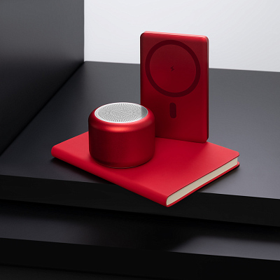 Беспроводная колонка Passion 80dB 600 mAh, красная