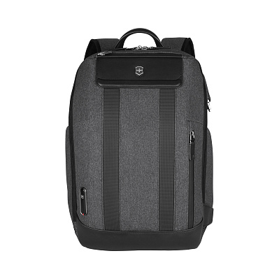 Рюкзак VICTORINOX Architecture Urban2 City Backpack 14'' серый полиэстер / кожа 30x19x42 см 17 л