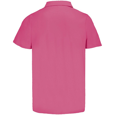 Рубашка поло унисекс Pitcher, розовая (ribbon pink)