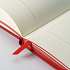 Ежедневник недатированный Solas, формат А5, с магнитом, красный, кремовый блок  в линейку - Фото 4