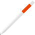 Ручка шариковая Swiper SQ, белая с оранжевым - Фото 2