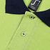 Рубашка поло Prince 190, зеленое яблоко с темно-синим - Фото 3
