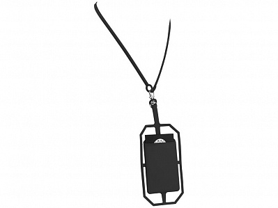 Картхолдер RFID со шнурком (Черный)