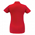 Рубашка поло женская ID.001 красная - Фото 2