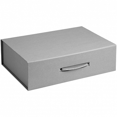 Коробка Case, подарочная, серая матовая (Серый)