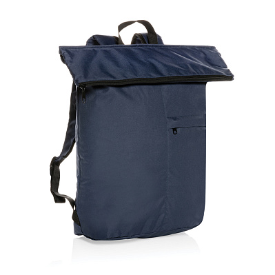 Легкий складной рюкзак Dillon из rPET AWARE™ (Темно-синий;)