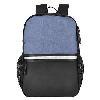 Рюкзак Cool, синий/чёрный, 43 x 30 x 13 см, 100% полиэстер 300 D (Синий, черный)