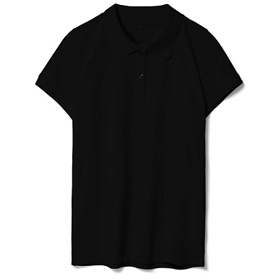 Рубашка поло женская Virma Lady, черная (Черный)