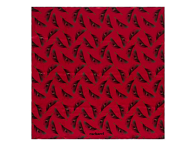 Шелковый платок Victoire Cherry (Красный)