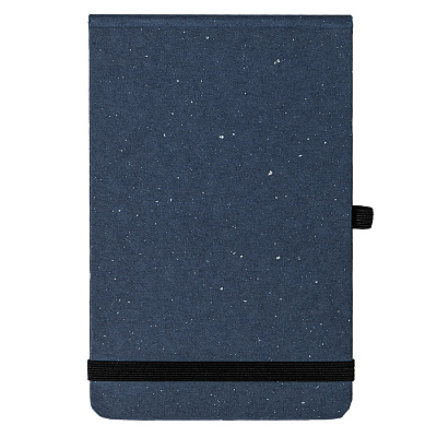 Блокнот MEMO, размер 90 Х140 мм, синий, блок в клетку