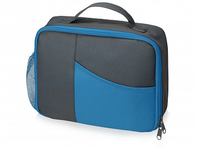 Изотермическая сумка-холодильник Breeze для ланч-бокса (Серый/голубой)