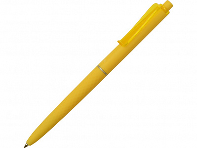 Ручка пластиковая soft-touch шариковая Plane (Желтый)
