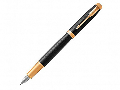 Ручка перьевая Parker IM Premium, F (Черный, золотистый)
