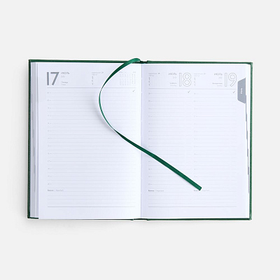 Ежедневник Baza, датированный, зеленый
