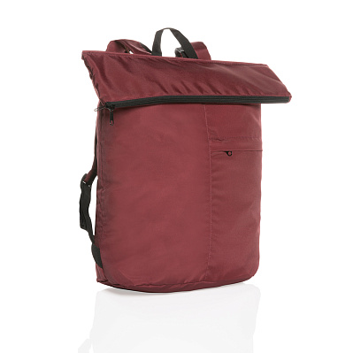 Легкий складной рюкзак Dillon из rPET AWARE™ (Красный;)