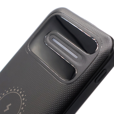 Внешний аккумулятор Odyssey, 10000 mAh с беспроводной зарядкой, черный