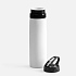 Складная бутылка для воды Langfossen, белая - Фото 3