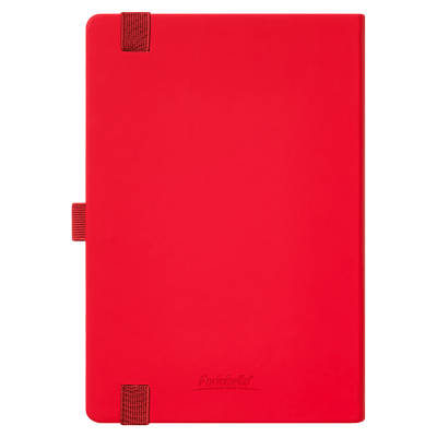 Ежедневник Альфа (Alpha) недатированный, красный/серый