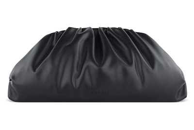 Сумка-пауч женская большая BUGATTI Mila, черная, полиуретан, 42 x 11 x 25 см