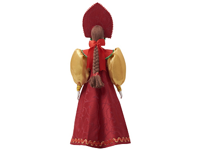 Подарочный набор: кукла фарфоровая, чай Малина с мятой