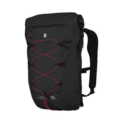 Рюкзак VICTORINOX Altmont Active L.W. Rolltop Backpack, чёрный, 100% нейлон, 30x19x46 см, 20 л (Черный)
