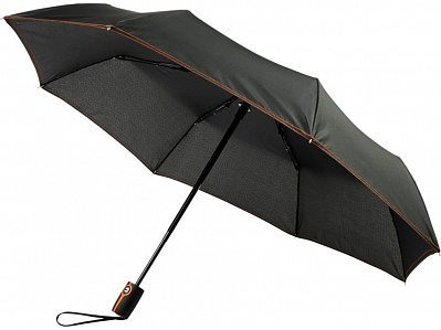 Зонт складной Stark- mini (Черный/оранжевый)