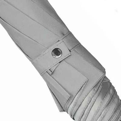 Зонт складной "Reflect", полуавтомат, светоотражающий серый