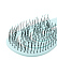 Щетка Dewal Beauty серия "Ocean wave", продувная, с нейлоновым штифтом, форма волна, голубая - Фото 2