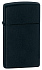 Зажигалка ZIPPO Slim® с покрытием Black Matte, латунь/сталь, чёрная, матовая, 29x10x60 мм - Фото 1