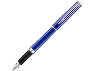 Ручка перьевая Hemisphere (Синий, черный, серебристый)