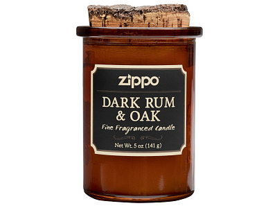 Ароматизированная свеча Dark Rum & Oak