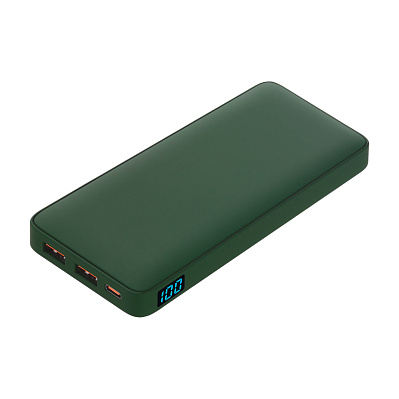 Внешний аккумулятор с подсветкой Ancor PD Plus 10000 mAh  (Зеленый)